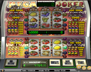 Spilleautomaten Mega Joker kan du spille på hos en rekke casinoer. Blant annet Betsafe.